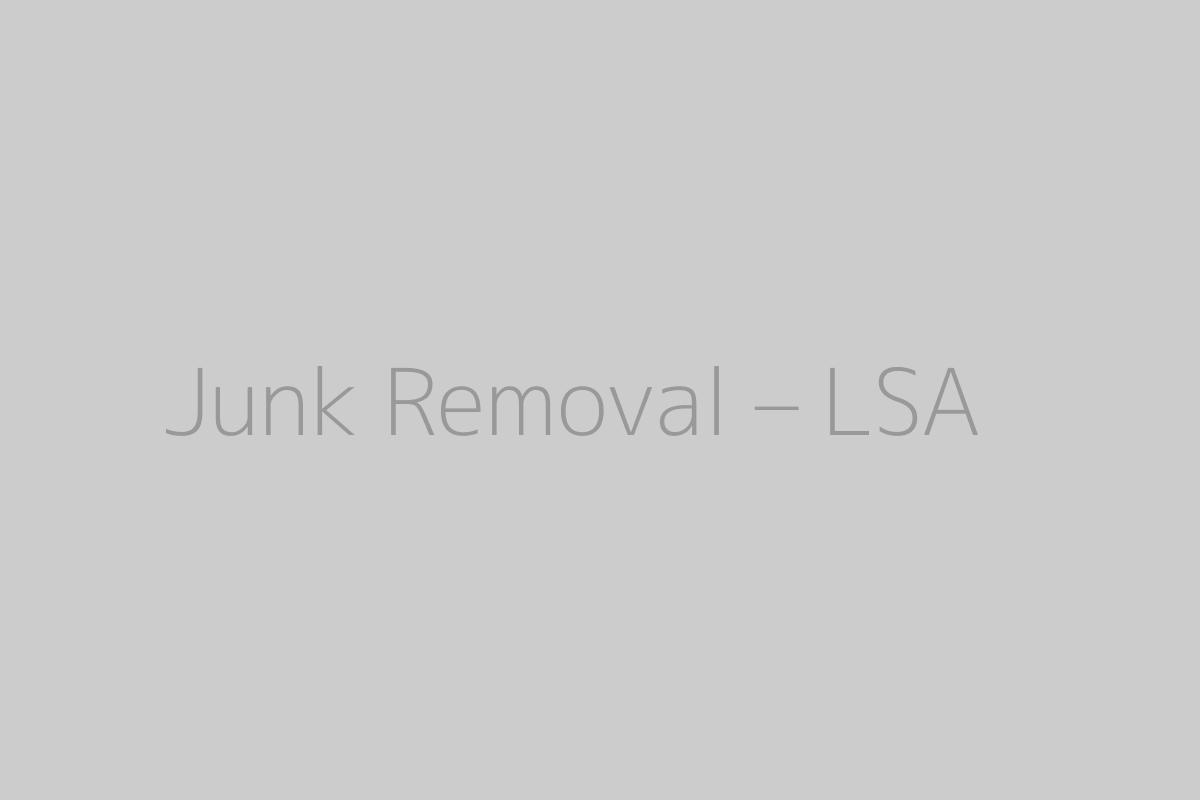 Junk Removal – LSA